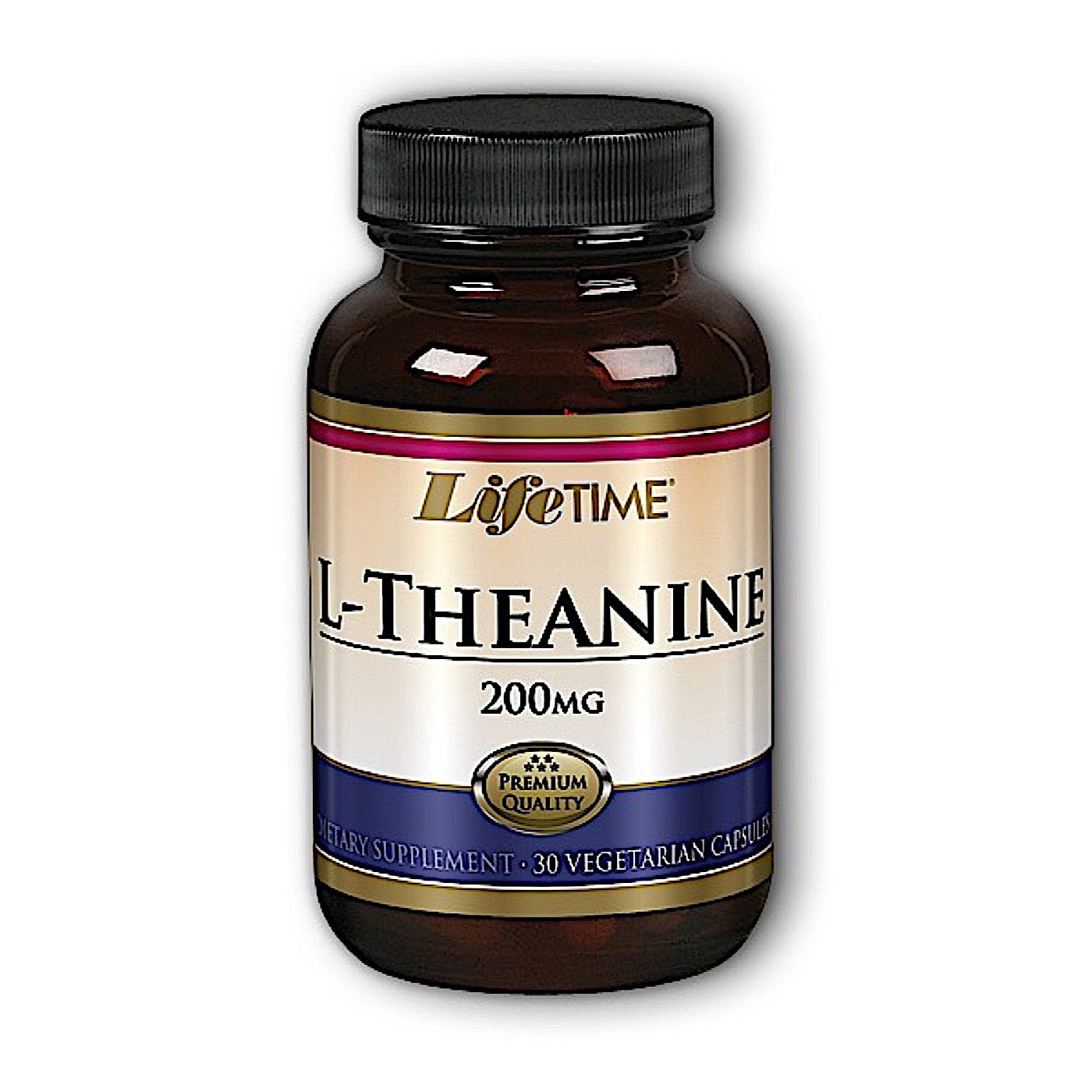 Lifetime, L-Theanine, 30 Capsules UPC 053232520105 | HiLife Vitamins